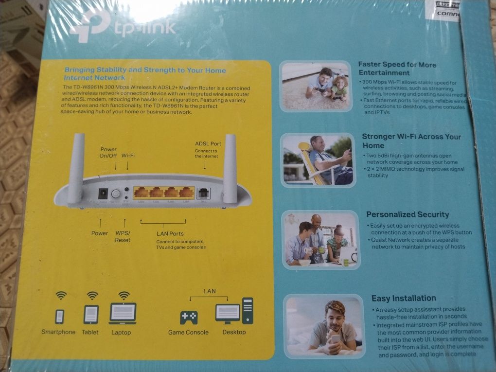 Модем роутер Tp-link новый