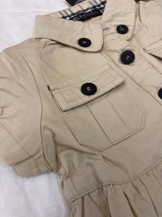 Элегантное плате для девочек в стиле BURBERRY