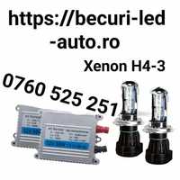 HID Xenon Complet H4-3 (55Watti/6000K/12Volti)