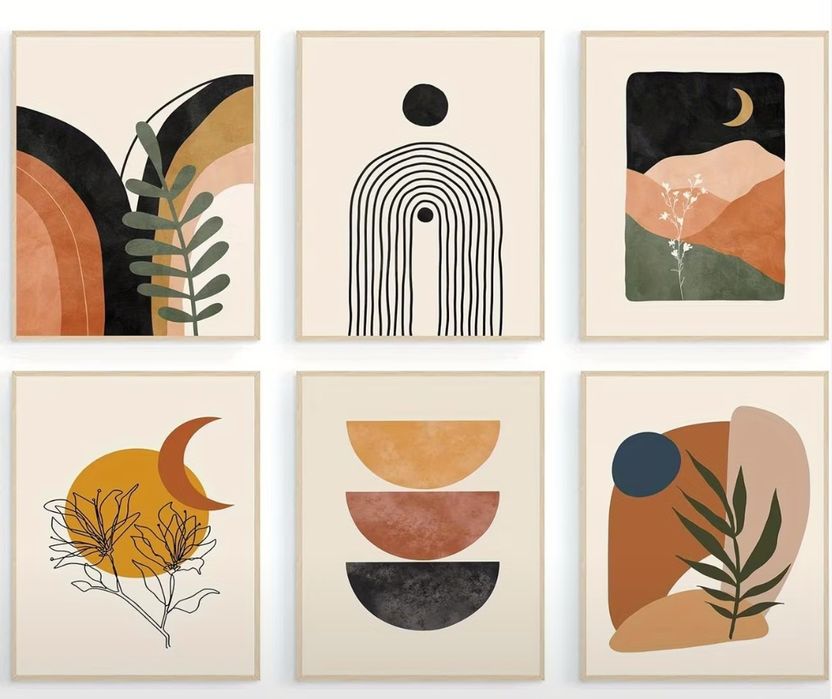 6 printuri canvas boho chic