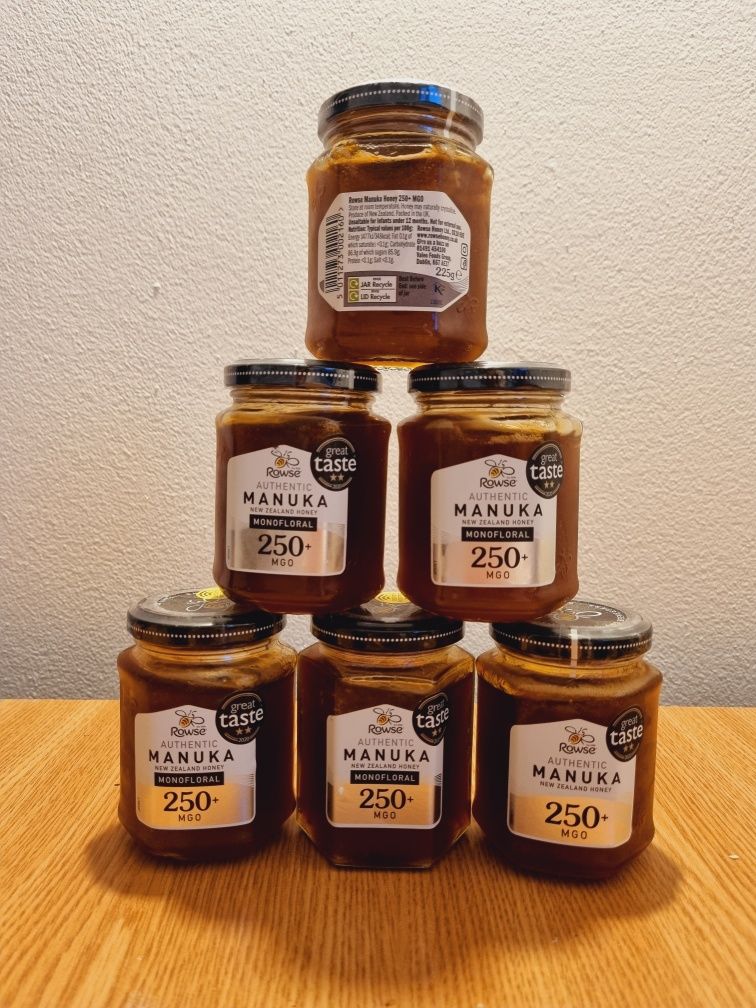 Miere de Manuka originală Rowse 250+ MGO ,500+ MGO.