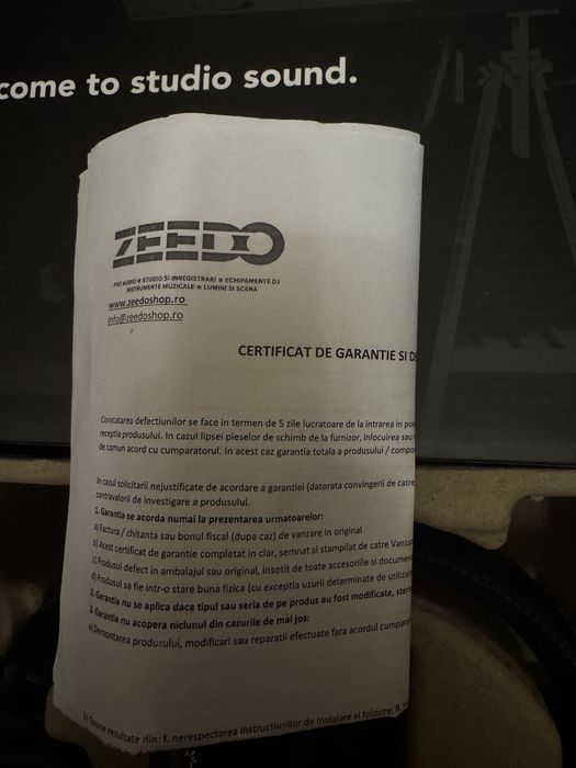 Set studio Focusrite Scarlet 4i4 complet