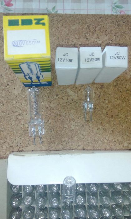 Лампа натриева с високо налягане халогенни крушки лунички и др.