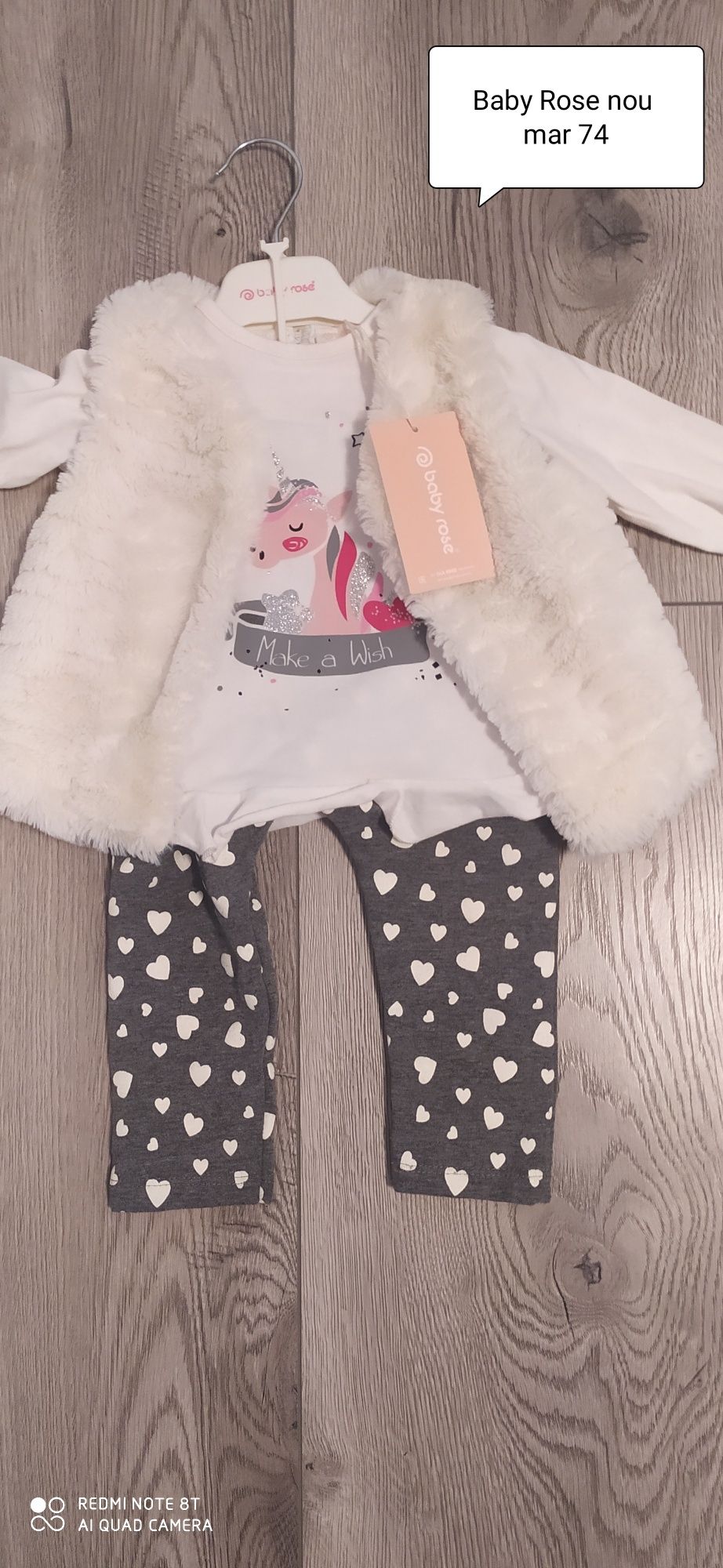 Compleuri noi fetita mar 74 H&m sinsay baby rose