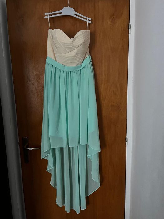 Rochie lunga turcoaz noua