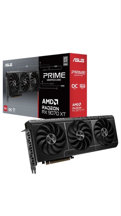 Placa video Asus PRIME OC Radeon RX 9070 XT 16GB GDDR6