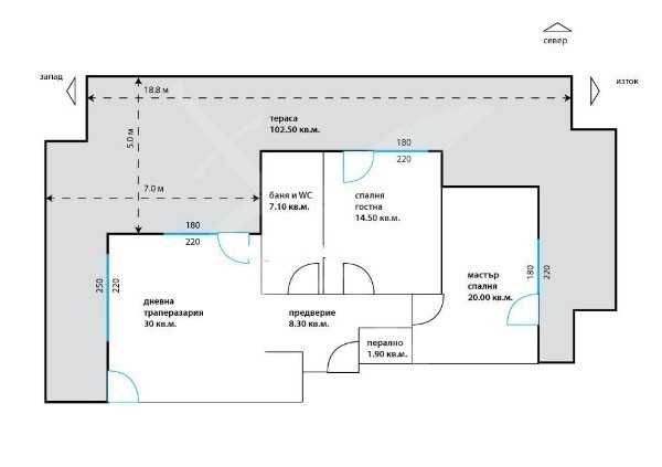 Продава се Тристаен апартамент в Пловдив, Христо Смирненски - 200 кв.м за 1440 €/кв.м - Снимка #6