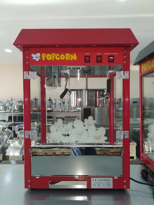 Pokorin pokorim Popcorn aparat 
220w da ishlidi Optim narxlarda