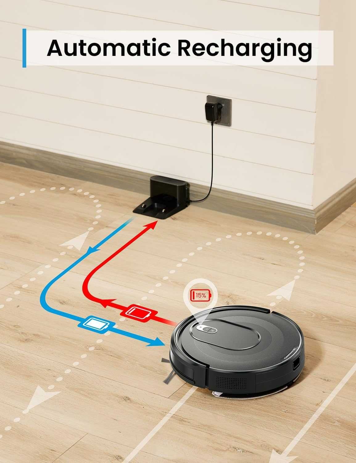 W7 Robot Vacuum, всмукателен порт за косми от домашни любимци