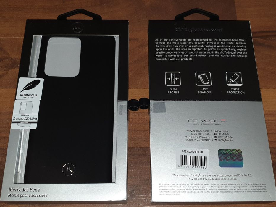 Husa originala Mercedes Benz Silicone Cover Samsung Galaxy S20 Ultra
