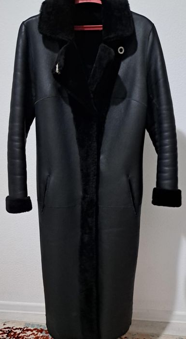 Дублёнка натуральный кожаная, двусторонний