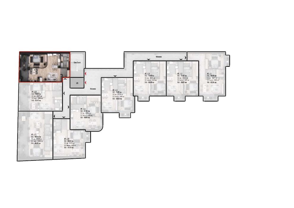 Apartament de vânzare – Nr. 13 | Sophie Residence, Oradea