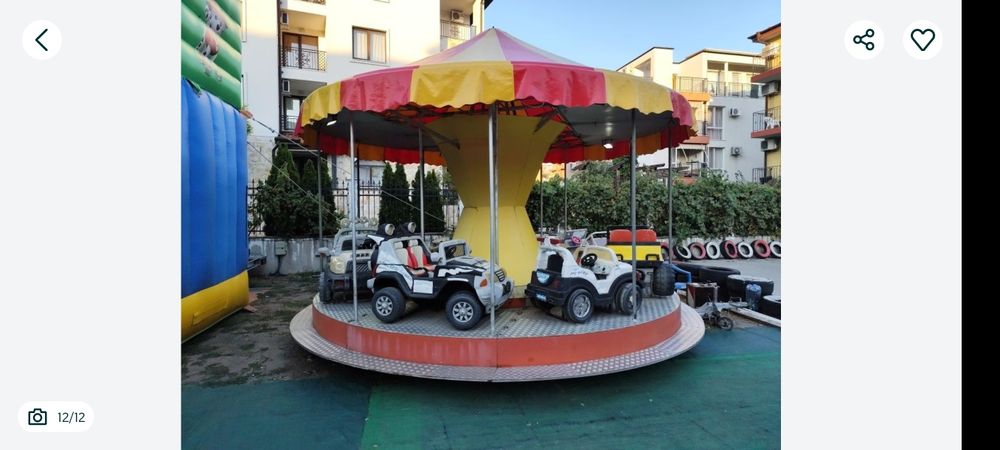 Надуваем батут,пързалка,център, атракцион