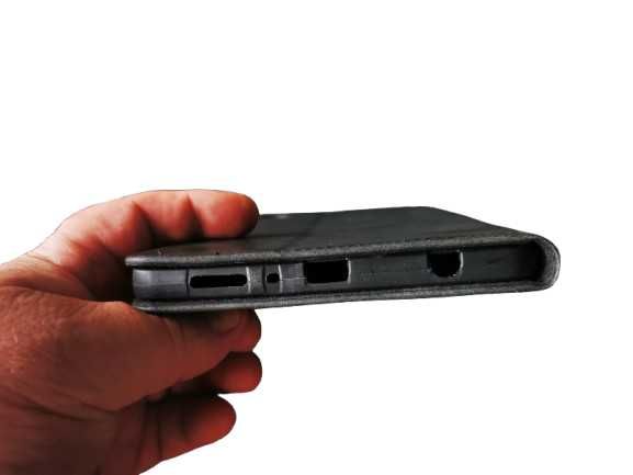 Калъф Нов Черен Тефтер за Таблет Samsung А9, 8.7" с магнитно затваряне