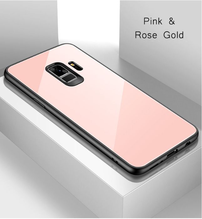 Husa Glass Duo din sticla pentru Samsung Galaxy S8 Plus, S9, S9 Plus