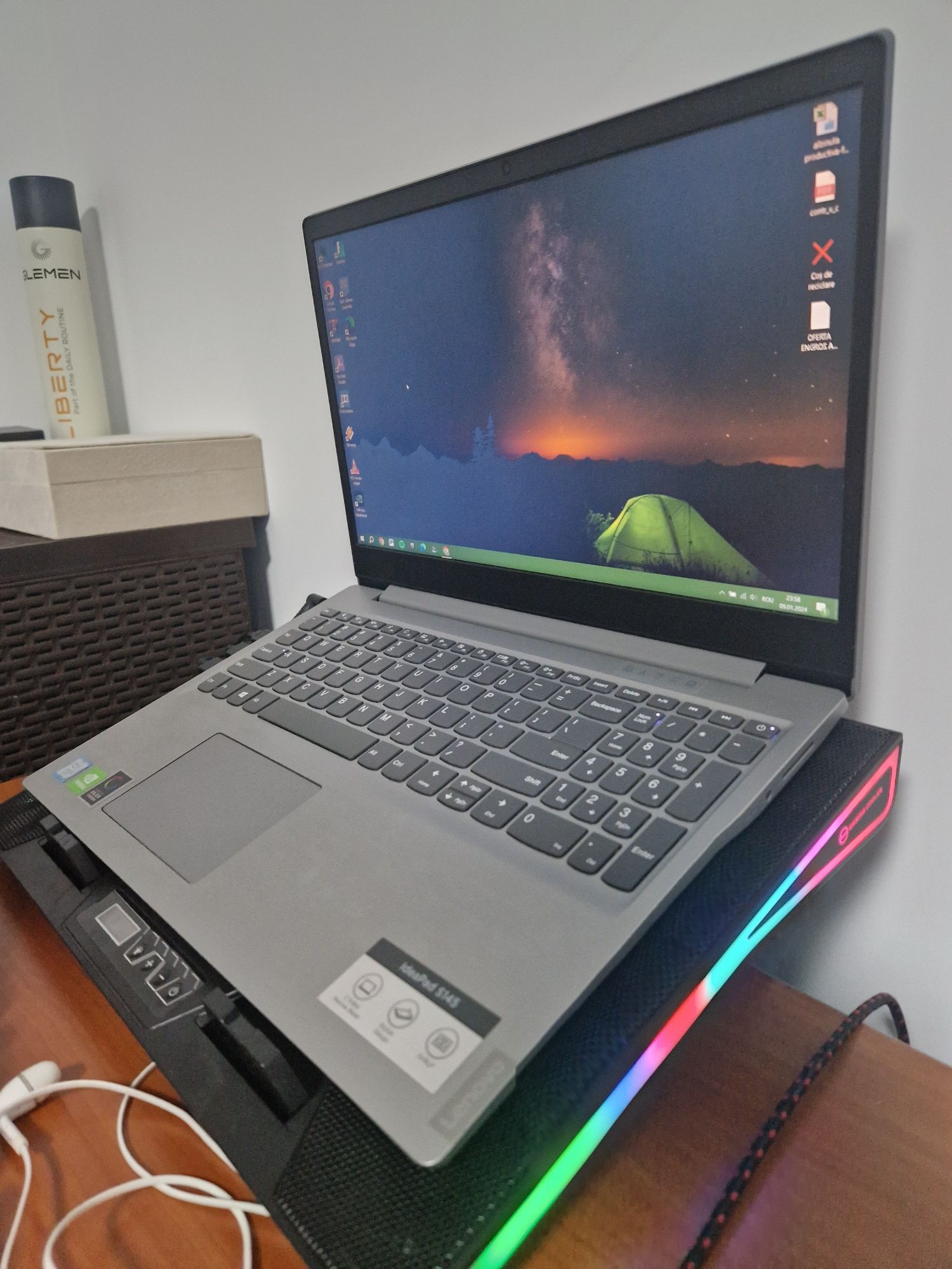 Laptop Lenovo i5-8265U 3,9ghz  Nividia Gigabyte GeForce 2GB + SSD