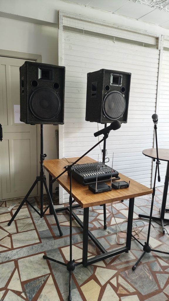 Два профессиональных радиомикрофона SHURE-SM58
