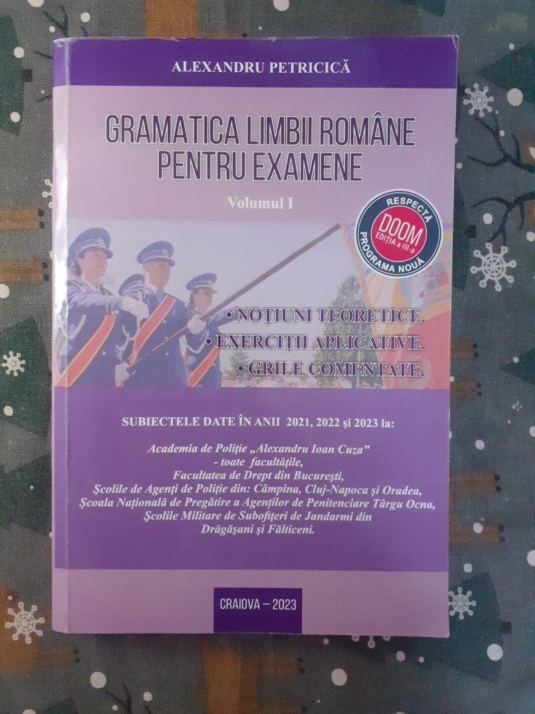 Gramatica limbii române, Alexandru Petricica 2023