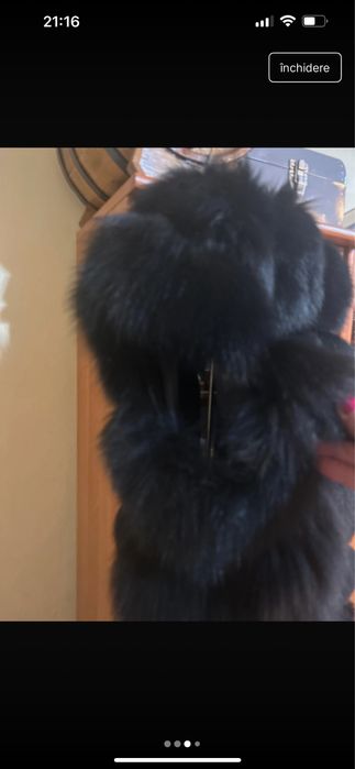 Vesta blana natutala aproape noua