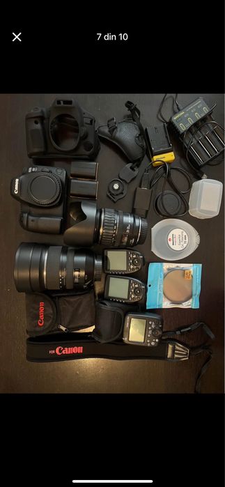 Canon 6D Mark II + Declanșator bliț.