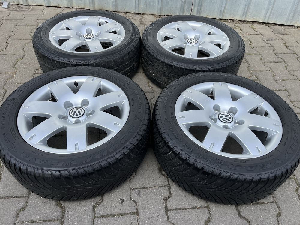 Jante aliaj 5x112mm, anvelope 215/55 R16, VW Passat, Sharan, Caddy