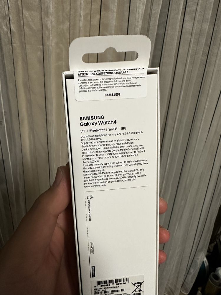 Samsung Galaxy Watch 4 НОВ 40mm Black