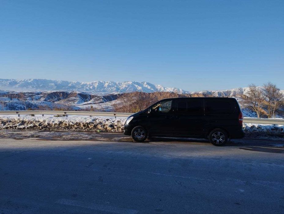 Toshkentdan miniven bilan tog'larga, aeroportga va ekskursiyalar