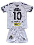 Детски футболен екип Сантос Неймар тениска панталони Santos Neymar Jr
