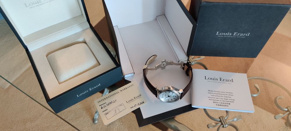 Ceas automatic Louis Erard stare că nou full box tag heuer longines