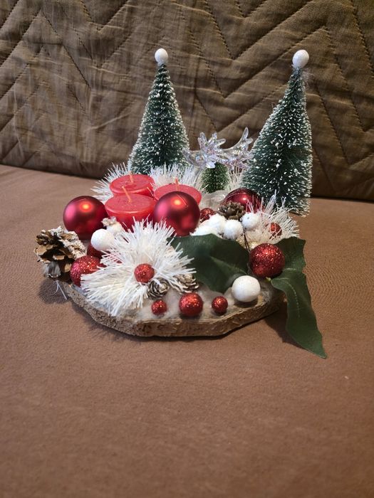 Коледен ароматен свещник