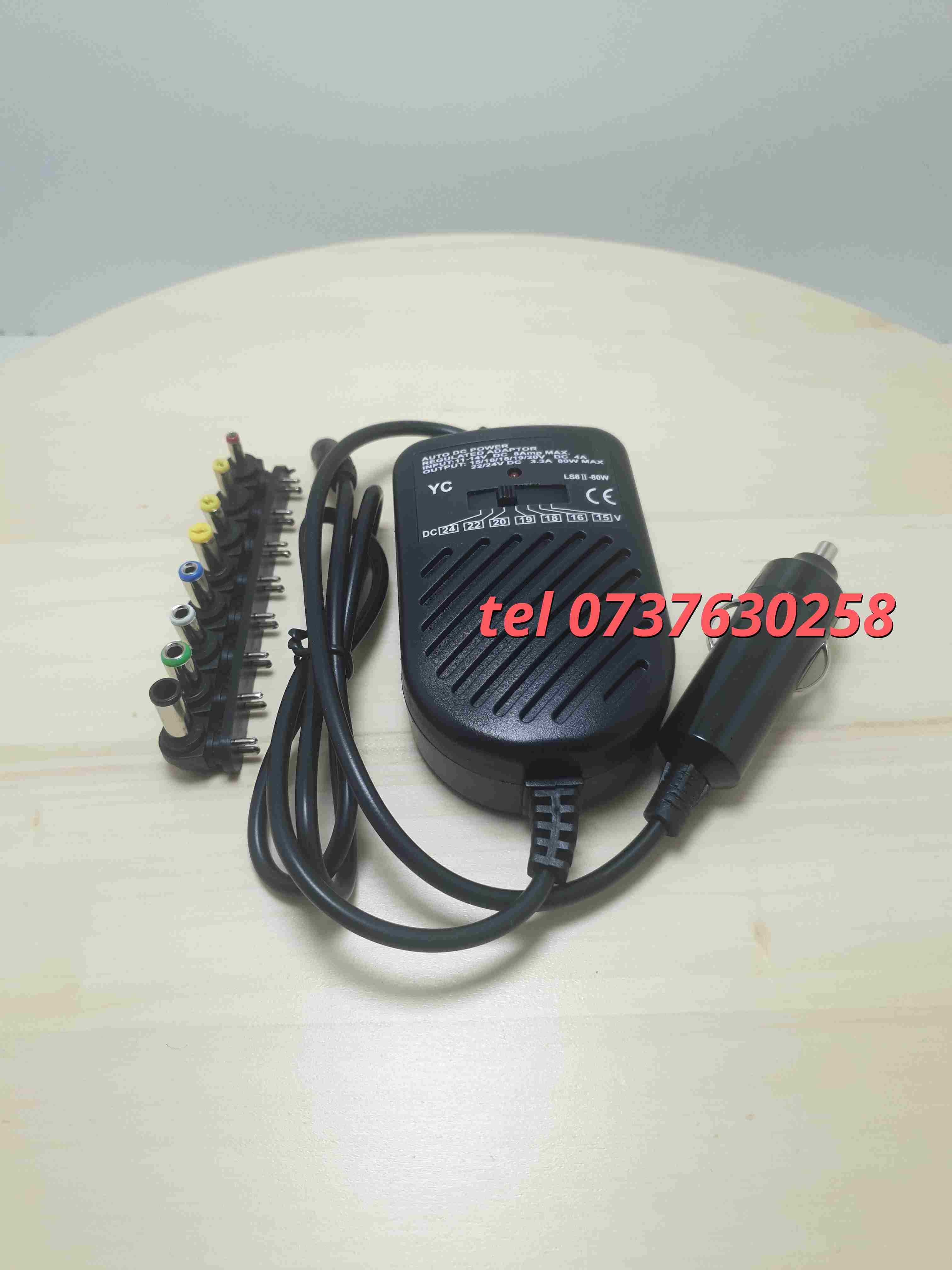 Incarcator Universal Pentru Laptop Pentru Auto Alimentare La 12v