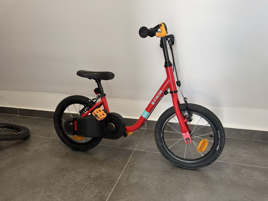 Детски велосипед 2 в 1 BTWIN 14 инча