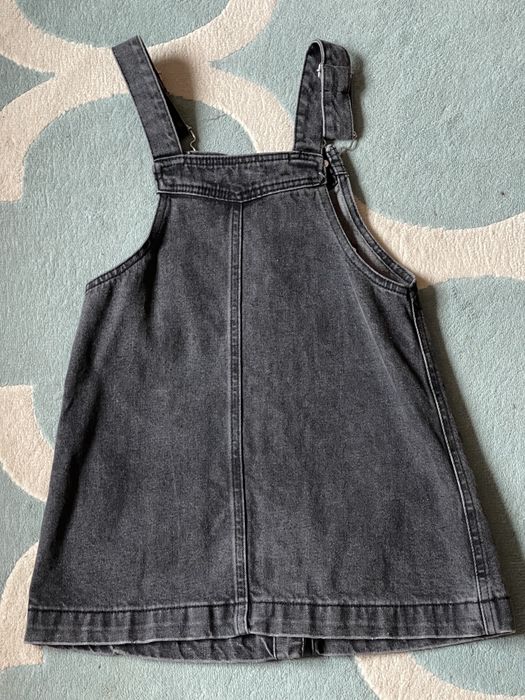 Salopeta blug gri Zara 8 ani