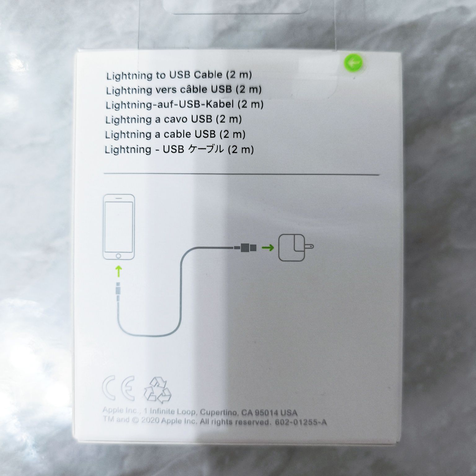 Cablu USB A la Lightning - Apple (2m)