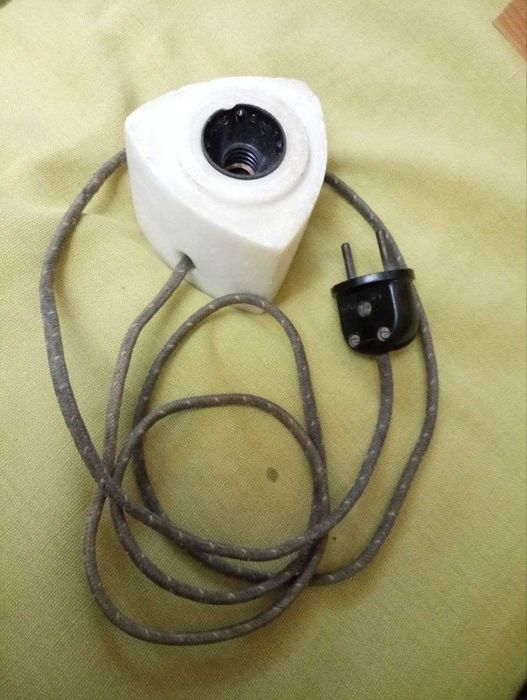 Светильник-ночник с мраморным основанием