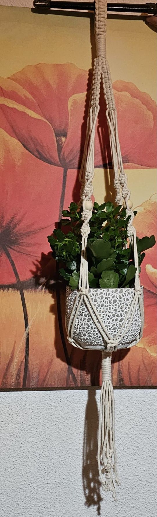 Macrame handmade pentru flori