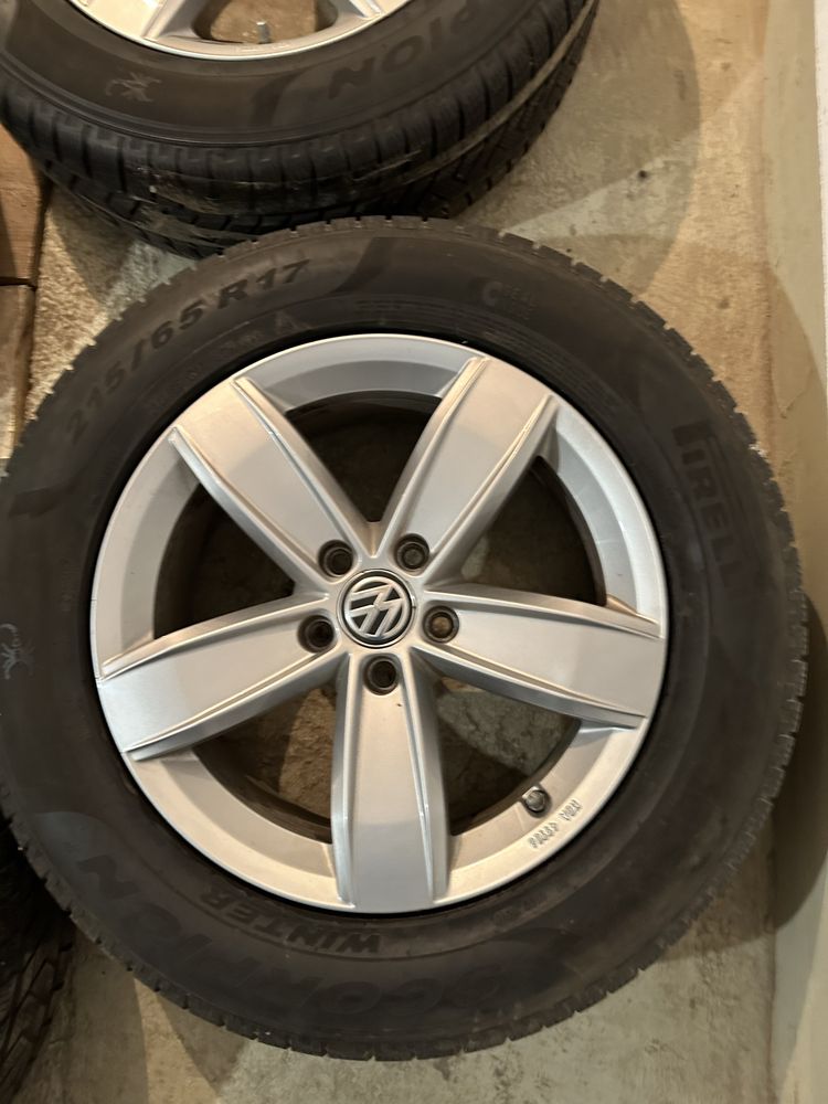 Jante 17” OEM - VW TIguan - anvelope iarna 215/65 R17