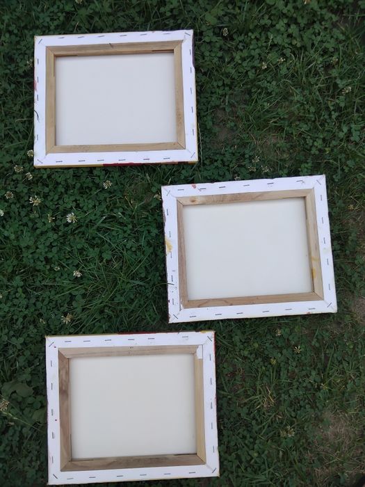 Set 3 tablouri pictate manual