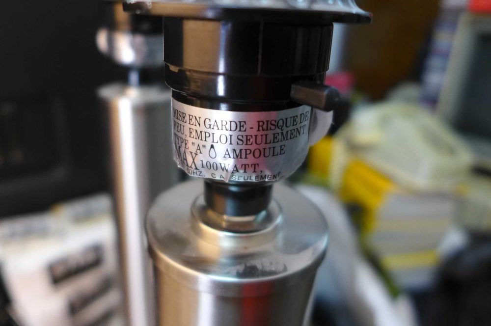 Lampa metal Iluminat interior Veioza 60cm inaltime pt. bec max 100w