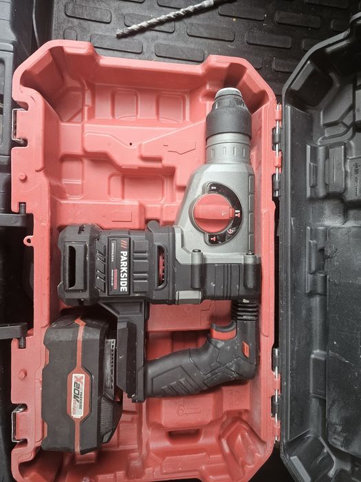 Безчетков Перфоратор Parkside Performance PKHAP 20-LI B2 + Батерия 4AH