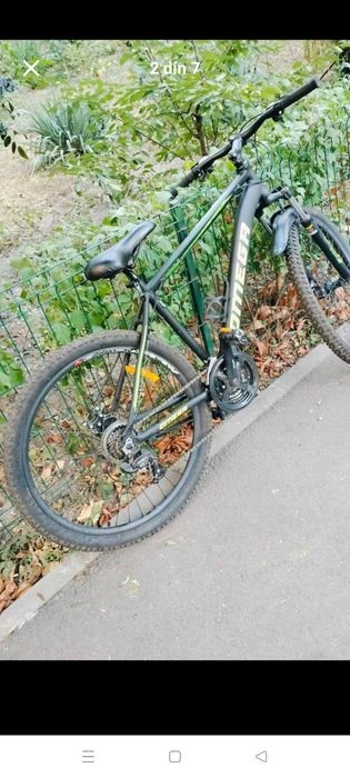 Vând bicicleta Omega roti 28 frînă pe disc schimbătoare Shimano