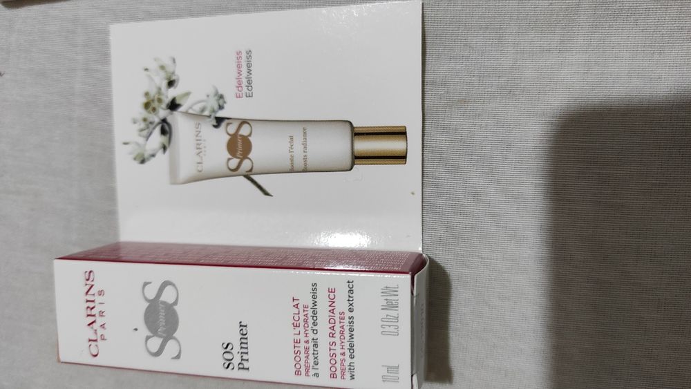 Спирала Kylie Cosmetics ,праймър Clarins luminosity ,Miamante пяна душ