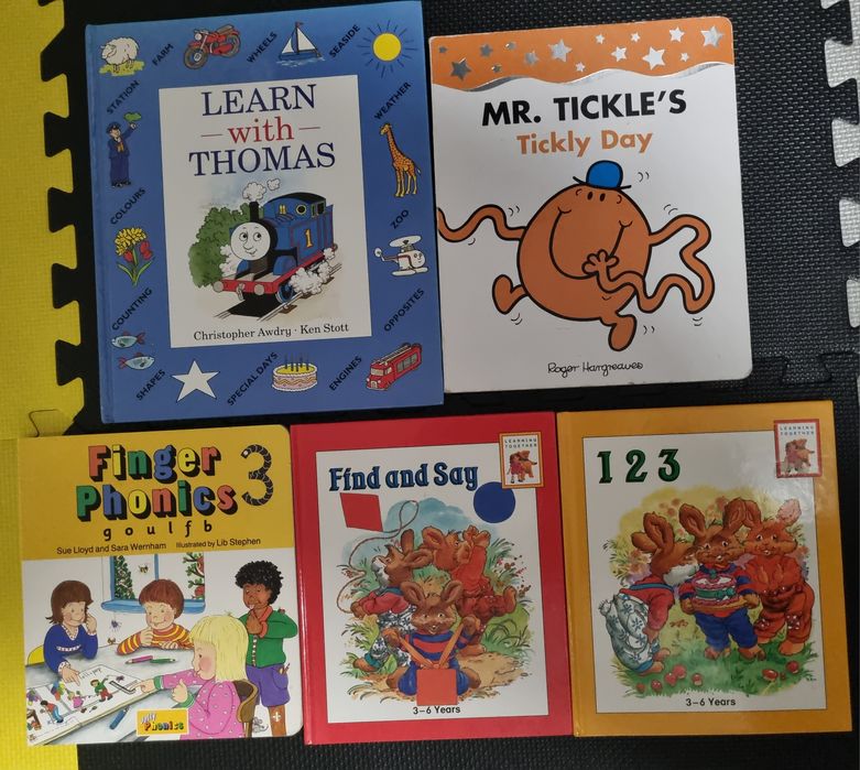 5 carti in engleza pt 2-6 ani