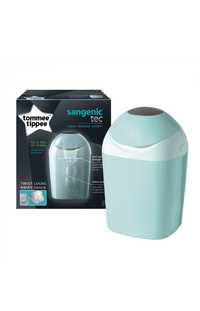 Cos pentru scutece, Tommee Tippee Sangenic Tec, Teal, Albastru/Verzui