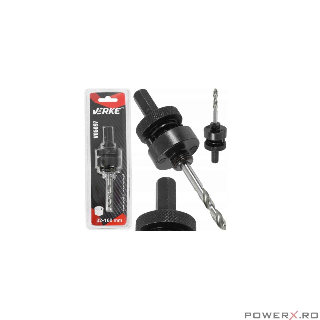 Adaptor pentru carota bimetal 32-160mm Verke