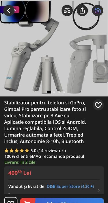 Stabilizator de imagine TOKQI