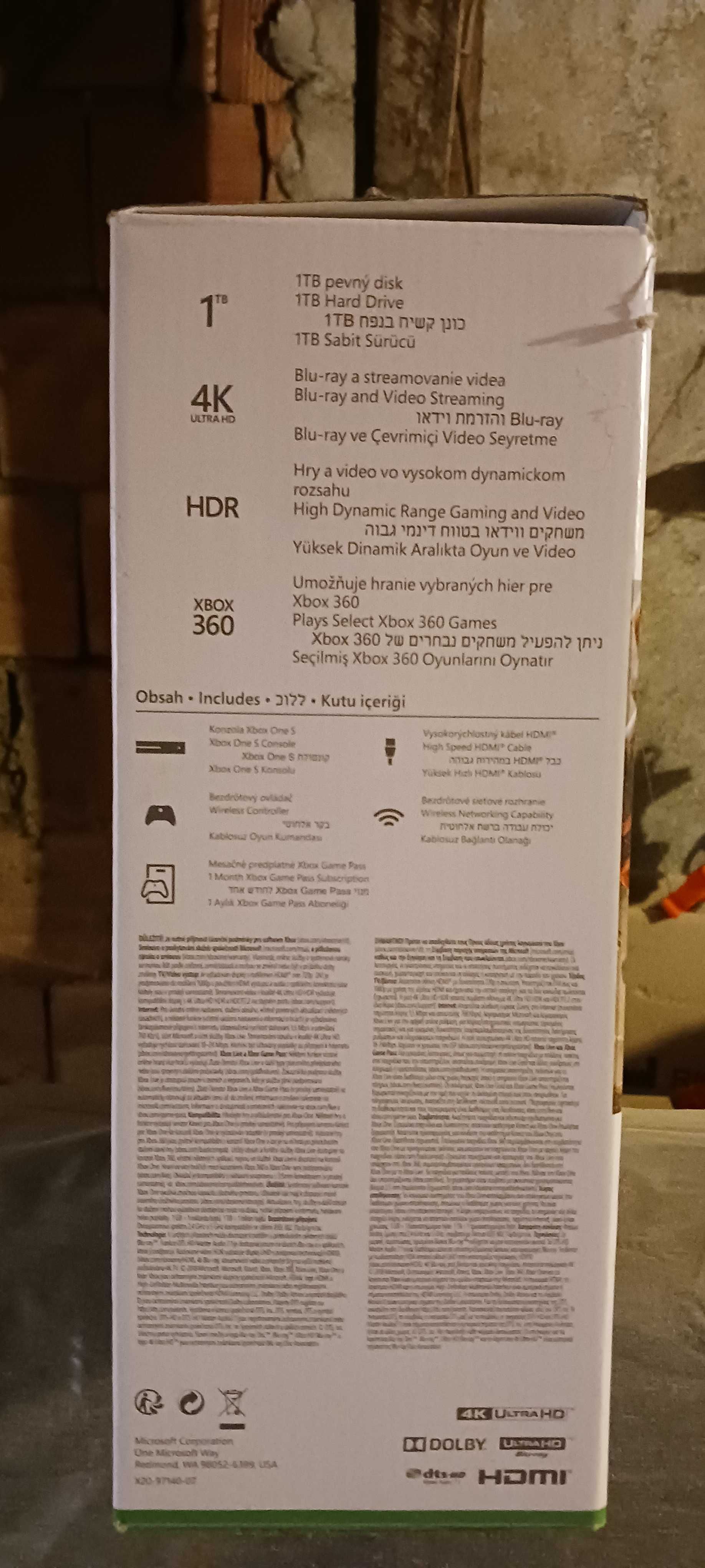 Конзола XBOX ONE S 1TB