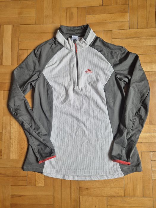Bluză polar damă Quechua MH500 (fleece tehnic), bicolor, mărimea L