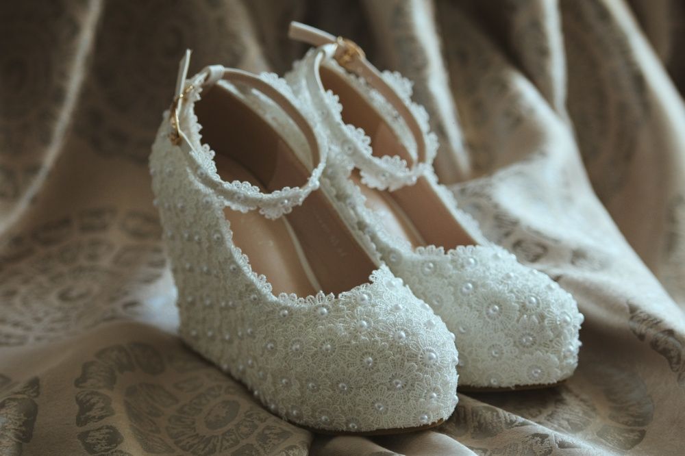 pantofi de mireasa cu platforma
