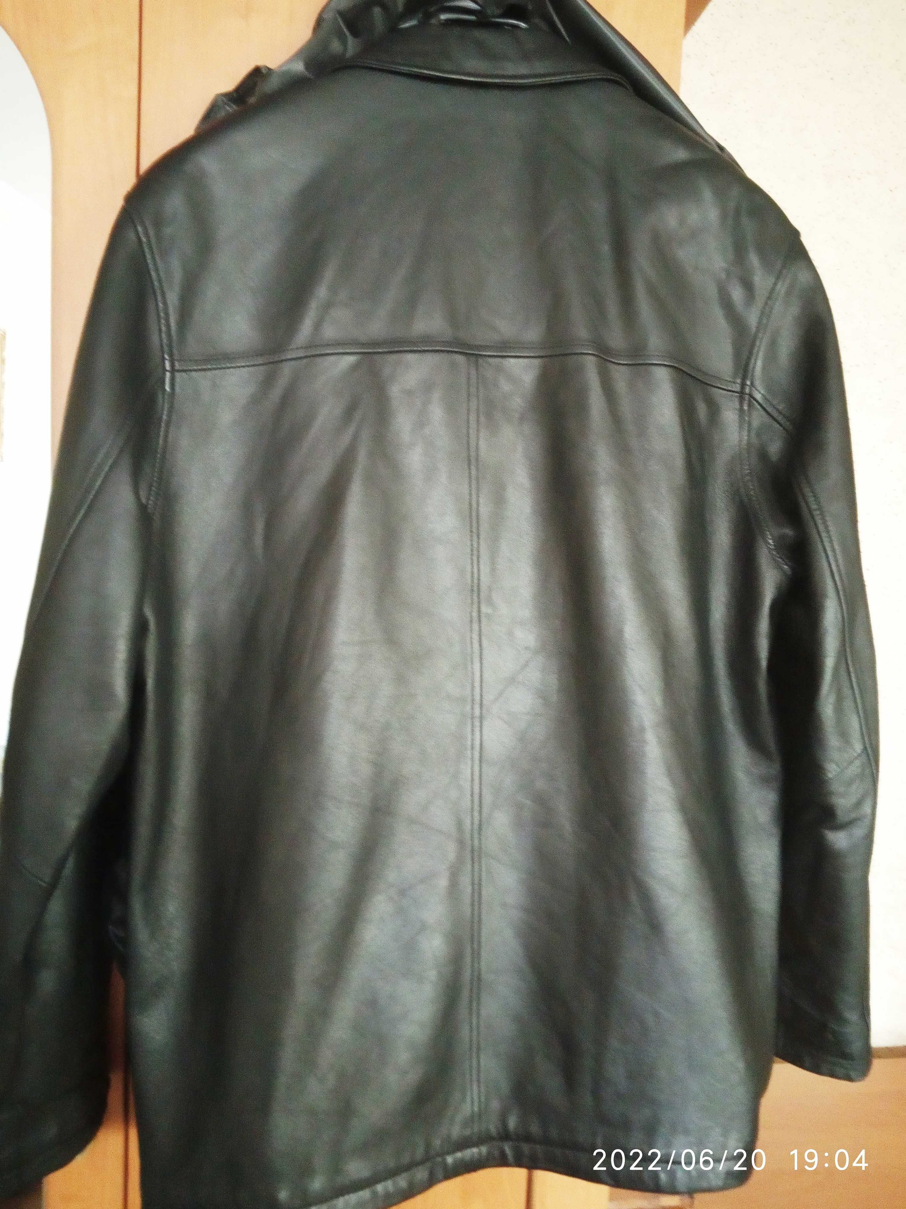 Продается мужская кожаная куртка (размер М)